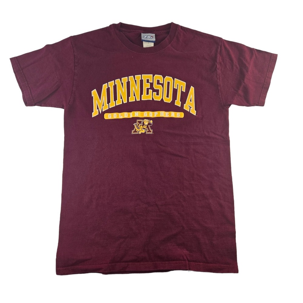 TSI Sportswear Mens S Maroon‎ Minnesota Golden Gophers Graphic T-Shirt